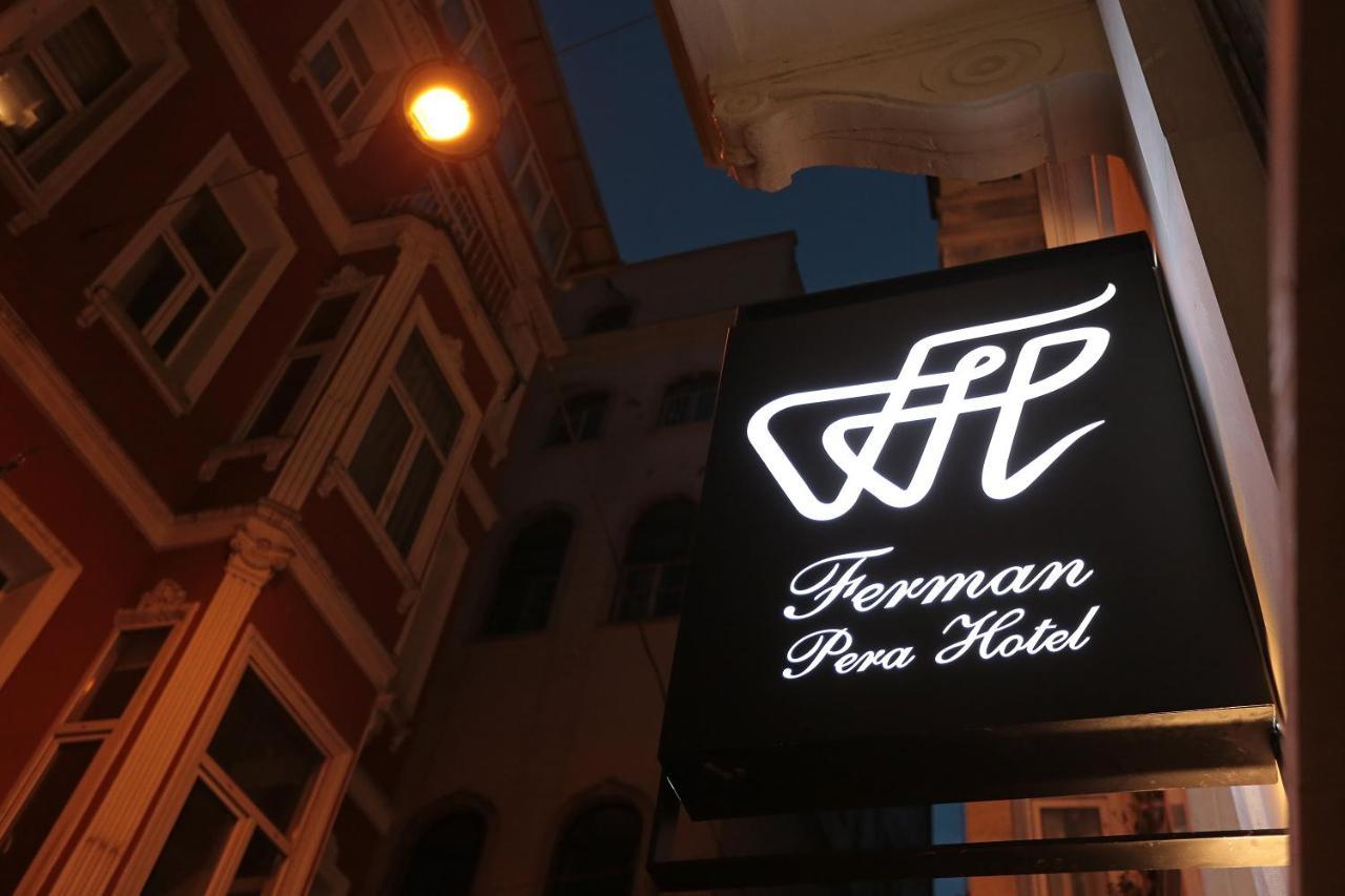 Ferman Pera Hotel Istanbulská provincie Exteriér fotografie